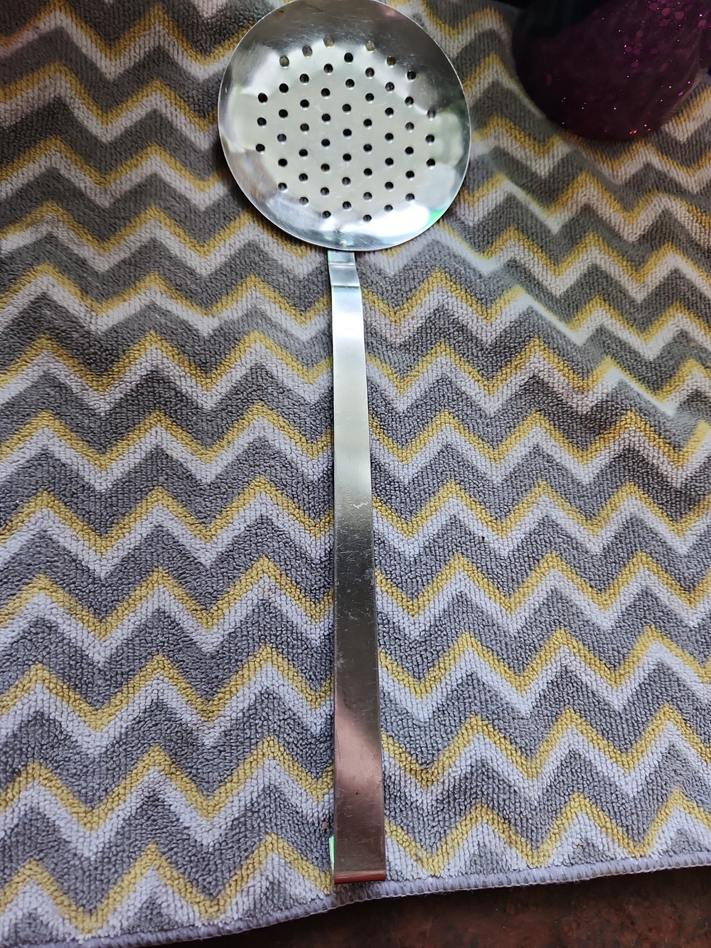 Stainless Steel Perforated Skimmer Spoon